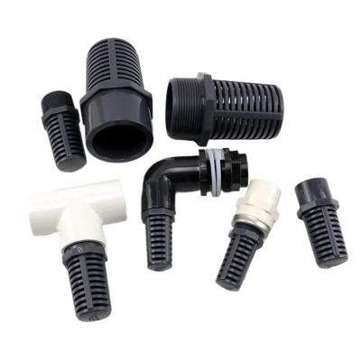 BYLSAGWHT 1-Piece Water Pump Filter Joint for Fish Tanks, Water Inlet Strainer Pipe with Permeable Cap, Flower Basket Strainer Screen, 1 Male Thread, Brass Hose