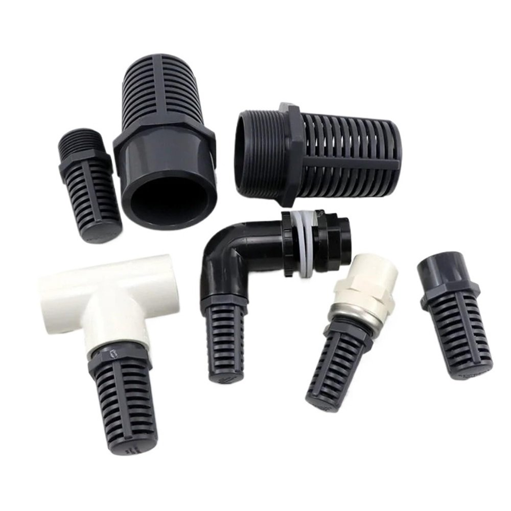 BYLSAGWHT 1-Piece Water Pump Filter Joint for Fish Tanks, Water Inlet Strainer Pipe with Permeable Cap, Flower Basket Strainer Screen, 1 Male Thread, Brass Hose