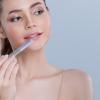 DOITOOL Portable Purple Lip Brush with Cap view 4