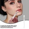 GETAJGHSD 4-Piece Silicone and Aluminum Lip Brushes with Caps view 3