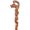VNVFJKLO Hand-Carved Wooden Dragon Walking Cane, 84 cm view 1