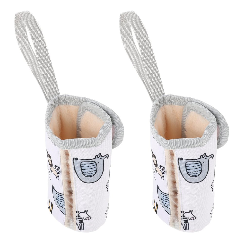 SECFOU 2-Pack Insulated Breast Milk Bottle Bags, Oxford Fabric, Compact and Lightweight