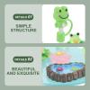 BESTonZON Funny Frog Straw Lid Made of Silicone and Resin view 3