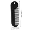 Black Zinc Alloy Beard Styling Comb for Men view 2