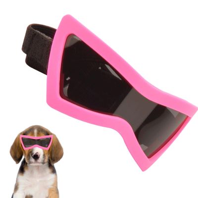 Dog Sunglasses 10 x 4.5 cm | Windproof Sunglasses for Dogs | UV Protection Puppy Glasses with Adjustable Strap for Beach Trips, Hiking, Adventures, Summer Outings, Walking, Cats