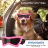 Dog Sunglasses 10 x 4.5 cm | Windproof Sunglasses for Dogs | UV Protection Puppy Glasses with Adjustable Strap for Beach Trips, Hiking, Adventures, Summer Outings, Walking, Cats view 2