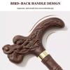 VNVFJKLO Hand-Carved Wenge Wood Cane, Non-Slip and Lightweight, 77 cm, for 145–150 cm Height view 4