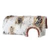 Reptile Habitat Cave with 3 Entrances, Resin Tree-Bark Hideout view 1