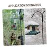 BUTIFULSIC Adjustable Black PVC Squirrel Guard for Bird Feeders view 3