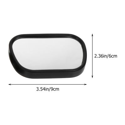 GLSTOY Baby Car Rear-Seat Safety Mirror, Glass and Plastic, Adjustable, Black