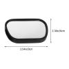 GLSTOY Baby Car Rear-Seat Safety Mirror, Glass and Plastic, Adjustable, Black view 1