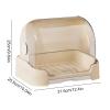 Baby Bottle Drying Rack with Cover and Removable Tray, Storage Box for Pacifiers, Dishes, and Toddler Utensils view 2