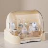 Baby Bottle Drying Rack with Cover and Removable Tray, Storage Box for Pacifiers, Dishes, and Toddler Utensils view 4
