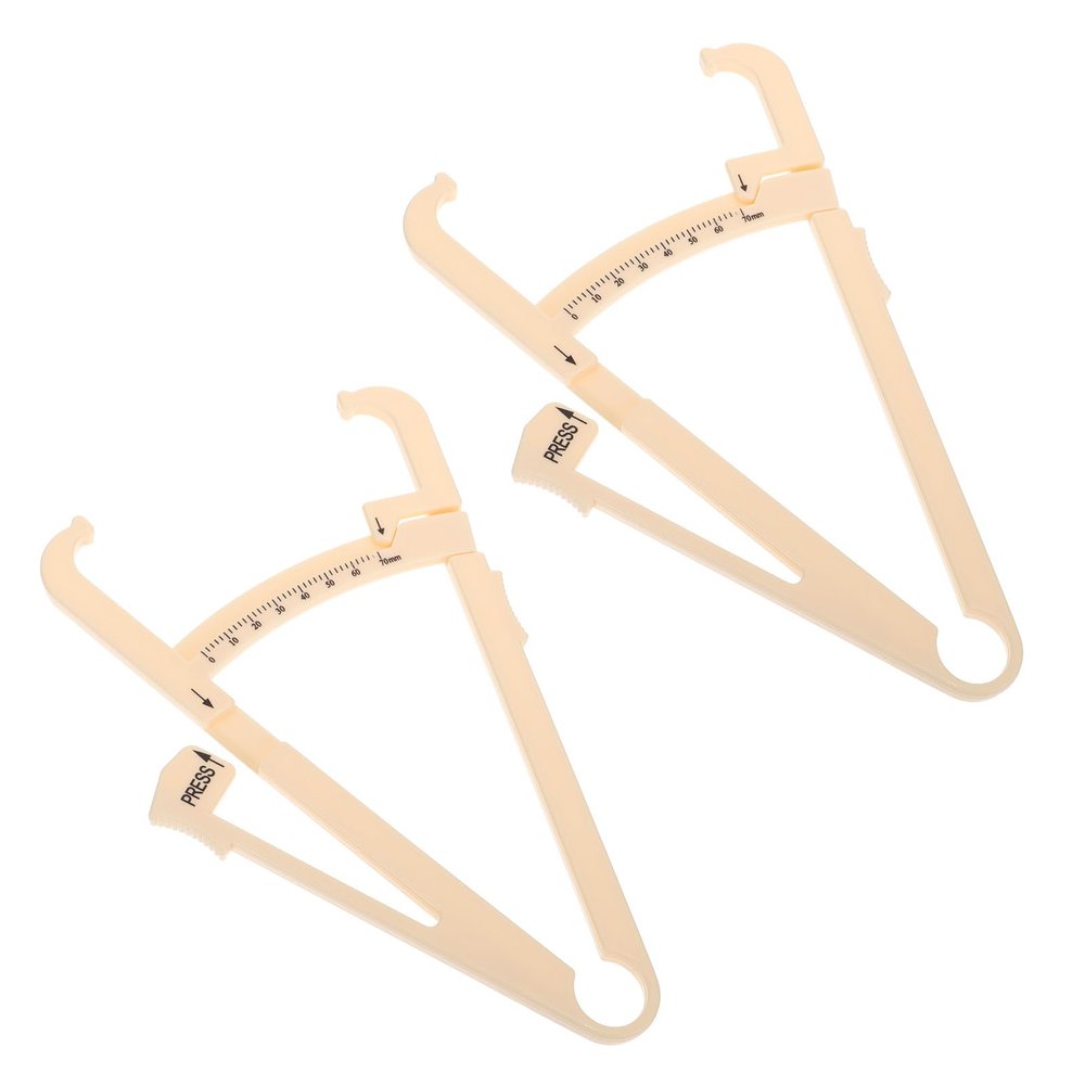 KAJNBN 2-Piece Skinfold Caliper for Body Fat Measurement