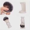 LABRIMP Beard Grooming Set for Men with Large White-Bristle Brush and Plastic Holder for Thorough Cleaning and Organized Storage view 3