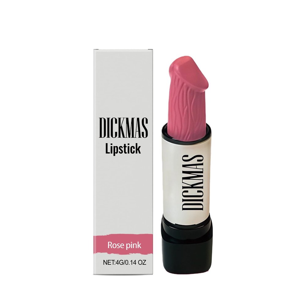 Funny Mushroom-Shaped Lipstick for Adults, Long-Lasting Natural Color, Party Gift