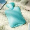 2-Pack Classic Rubber Hot Water Bottles, 2 Sizes, 2 L/1 L, Blue view 4