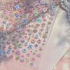 5D Embossed Floral Spring Nail Stickers for DIY Manicures view 3
