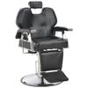 Lumanois Black Barber Chair, Faux Leather, 56.6 kg, 110167 view 1