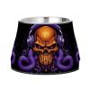 Purple Sea Octopus Art Non-Slip Stackable Stainless Steel Food and Water Bowl for Dogs and Puppies view 1