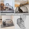 POPETPOP Adjustable Stainless Steel Cat Bathing Cage with Scratch-Resistant Net view 4