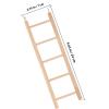ROMISBABA Chew-Resistant Wooden Ladder for Birds and Parrots view 2