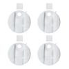 Pjeghbvop 4-Pack Replacement Filters for Pet Fountains, Dual Filters with Sponges view 1