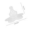Vaguelly 2-Pack Thin Silicone Nipple Shields view 2