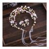 Wedding Ceramic Flower Crown Headband for Women view 2
