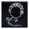 Wedding Ceramic Flower Crown Headband for Women view 3