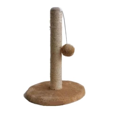 Cat Scratching Post with Vertical Sisal, Curry