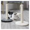 Cat Scratching Post with Vertical Sisal, Curry view 2