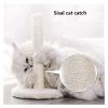 Cat Scratching Post with Vertical Sisal, Curry view 4