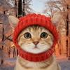 Knitted Soft Cat Hat with Ear Holes view 3