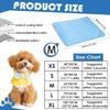 Raisand Pet Cooling Mat, 62 x 50 cm, Foldable, Washable, Scratch-Resistant, M/Blue view 3