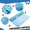 Raisand Pet Cooling Mat, 62 x 50 cm, Foldable, Washable, Scratch-Resistant, M/Blue view 4