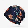 Tofficu Thin Pointed Sleep Caps with Floral Pattern, 4-Pack, Cotton, Breathable and Flexible, Assorted Styles for Women and Girls view 4