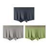 Generic Men's Boxer Shorts – Solid-Color Mid-Rise Father's Day Gift for Dad view 1