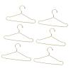 Sonew 10-Piece Stainless Steel Dollhouse Hangers, Outfit Holders, Rose Gold, 100 mm (Gold) view 1