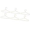 Sonew 10-Piece Stainless Steel Dollhouse Hangers, Outfit Holders, Rose Gold, 100 mm (Gold) view 3