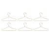 Sonew 10-Piece Stainless Steel Dollhouse Hangers, Outfit Holders, Rose Gold, 100 mm (Gold) view 4