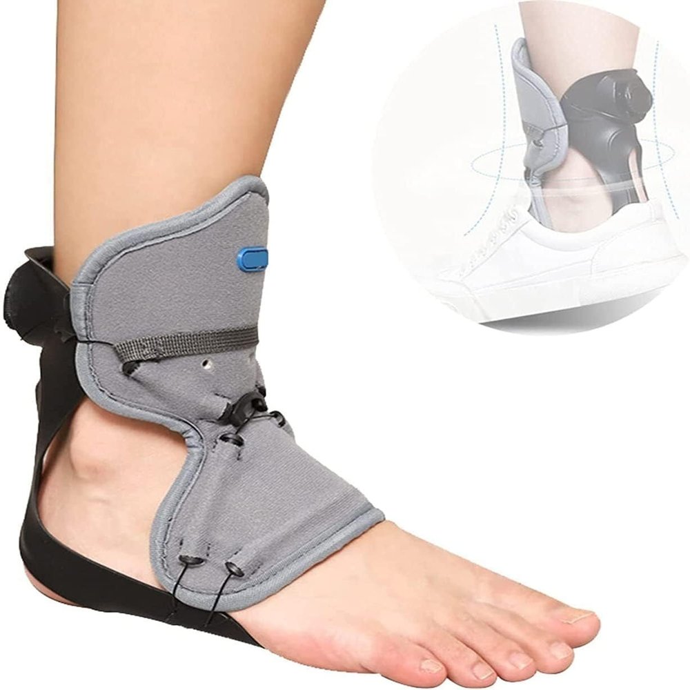 Adjustable Ankle and Foot-Drop Brace, Right, M