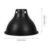 Replacement Reptile-Shaped Lampshade with E27 Socket, Black, 1 pc view 2