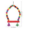 Kisangel Bird Cage Swing Set with Colorful Metal Design view 2