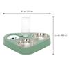 PRETYZOOM Automatic Water Dispenser and Food Bowl, PP, PE and Stainless Steel, 500 ml, for Cats and Small Dogs view 2