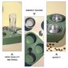 PRETYZOOM Automatic Water Dispenser and Food Bowl, PP, PE and Stainless Steel, 500 ml, for Cats and Small Dogs view 3