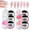 Nail Builder Gel, 6 Colors, Hard Gel for Extensions and Overlay view 1