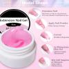 Nail Builder Gel, 6 Colors, Hard Gel for Extensions and Overlay view 4