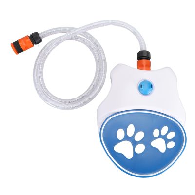 Yechiry Outdoor Dog Water Fountain, Activated Pet Water Dispenser with Stainless Steel Hose and Rugged Construction for Small, Medium, and Large Dogs