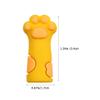 CHILDWEET Silicone Protective Caps for Cuticle Scissors, 9 Pieces, Non-Slip, Shock-Resistant, Cat Paw Design view 2